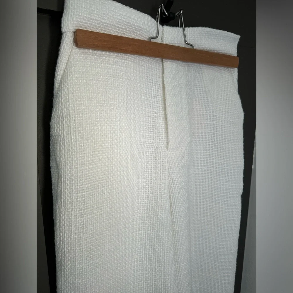 Showpo Walter’s Pant- Tweed Wide Leg Tailored Pant - Picture 4 of 8